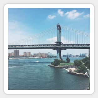 Majestic Manhattan Bridge Sticker